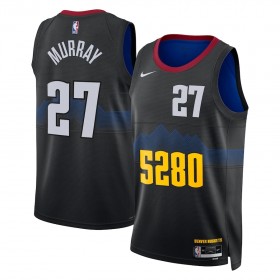 Maillot Basket Homme Denver Nuggets Jamal Murray 2023-24 Nike City Edition Noir Swingman